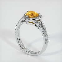 1.47 Ct. Sapphire Ring, Platinum 950 2