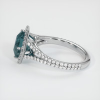 2.40 Ct. Sapphire Ring, Platinum 950 4