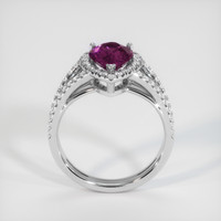 2.03 Ct. Pinkish Purple Sapphire Ring, Platinum 950 3