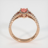 0.83 Ct. Sapphire Ring, 14K Rose Gold 3