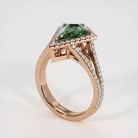 2.18 Ct. Sapphire Ring, 14K Rose Gold 2