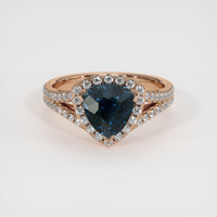2.69 Ct. Sapphire Ring, 14K Rose Gold 1