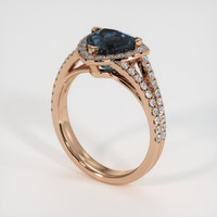2.69 Ct. Sapphire Ring, 14K Rose Gold 2