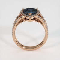 2.69 Ct. Sapphire Ring, 14K Rose Gold 3