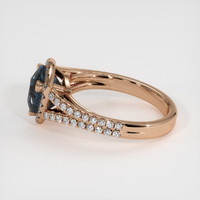 2.69 Ct. Sapphire Ring, 14K Rose Gold 4