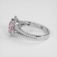 1.60 Ct. Pink Sapphire Ring, Silver 4