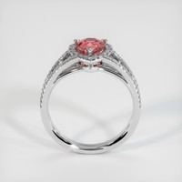 1.06 Ct. Padparadscha Sapphire Ring, 10K White Gold 3