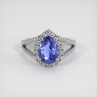 2.78 Ct. Color Change Sapphire Ring, 14K White Gold 1
