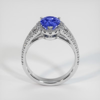 2.03 Ct. Blue Sapphire Ring, 14K White Gold 3