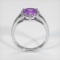 1.64 Ct. Sapphire Ring, 14K White Gold 3