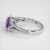 1.64 Ct. Sapphire Ring, 14K White Gold 4