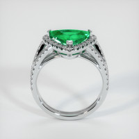 2.32 Ct. Emerald Ring, 18K White Gold 3