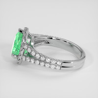 1.93 Ct. Emerald Ring, 18K White Gold 4