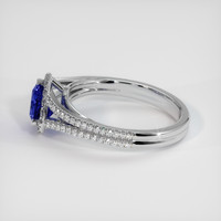 1.43 Ct. Sapphire Ring, 18K White Gold 4