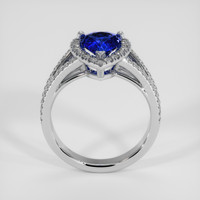1.68 Ct. Blue Sapphire Ring, 18K White Gold 3