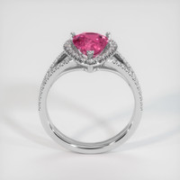 3.03 Ct. Pink Sapphire Ring, 18K White Gold 3
