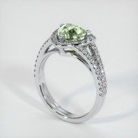 1.65 Ct. Sapphire Ring, 18K White Gold 2