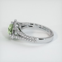 1.65 Ct. Sapphire Ring, 18K White Gold 4