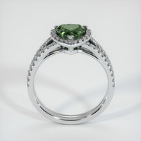 1.33 Ct. Sapphire Ring, 18K White Gold 3