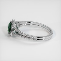 1.02 Ct. Sapphire Ring, 18K White Gold 4