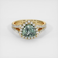 1.49 Ct. Sapphire Ring, 14K Yellow Gold 1