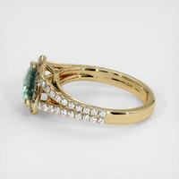 1.49 Ct. Sapphire Ring, 14K Yellow Gold 4