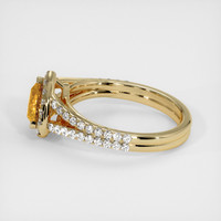 1.47 Ct. Sapphire Ring, 14K Yellow Gold 4
