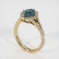2.40 Ct. Sapphire Ring, 14K Yellow Gold 2