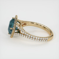 2.40 Ct. Sapphire Ring, 14K Yellow Gold 4
