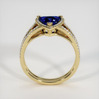0.96 Ct. Blue Sapphire Ring, 18K Yellow Gold 3
