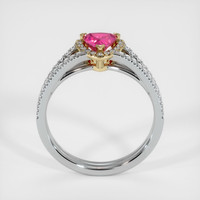 0.61 Ct. Ruby Ring, 14K Yellow & White 3