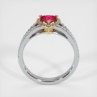 0.51 Ct. Ruby Ring, 14K Yellow & White 3