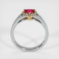 0.52 Ct. Ruby Ring, 14K Yellow & White 3