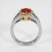 1.18 Ct. Ruby Ring, 14K Yellow & White 3