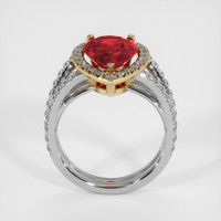 Ruby Ring 3.19 Ct. 14K Yellow White Preview