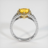 1.84 Ct. Yellow Sapphire Ring, 14K Yellow & White 3
