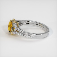 1.84 Ct. Yellow Sapphire Ring, 14K Yellow & White 4