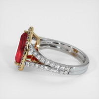 Ruby Ring 3.19 Ct., 18K Yellow White Preview