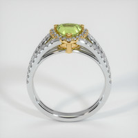 0.89 Ct. Sapphire Ring, 18K Yellow & White 3