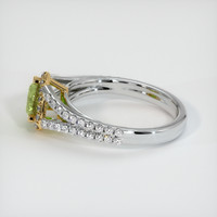 0.89 Ct. Sapphire Ring, 18K Yellow & White 4