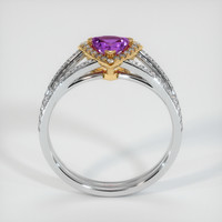 0.52 Ct. Sapphire Ring, 18K Yellow & White 3