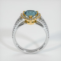 0.60 Ct. Sapphire Ring, 18K Yellow & White 3