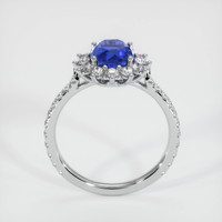 2.04 Ct. Blue Sapphire Ring, Platinum 950 3