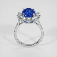 5.58 Ct. Blue Sapphire Ring, Platinum 950 3
