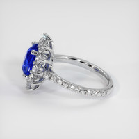 3.37 Ct. Sapphire Ring, Platinum 950 4