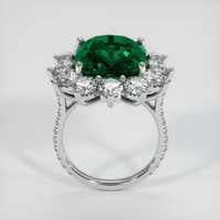 9.36 Ct. Emerald Ring, Platinum 950 3