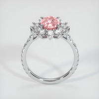 2.77 Ct. Padparadscha Sapphire Ring, Platinum 950 3