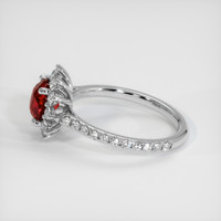 1.23 Ct. Ruby Ring, Platinum 950 4