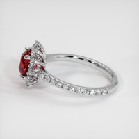 1.55 Ct. Ruby Ring, Platinum 950 4