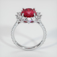 4.09 Ct. Ruby Ring, Platinum 950 3